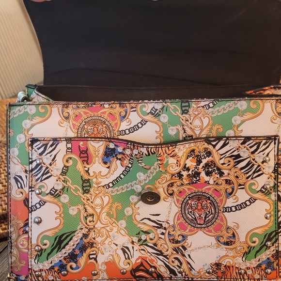 Versace Multicolor Baroque Print Women's Bag - Picture 5 of 7